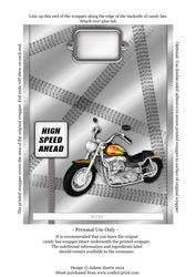 High Speed Motorcycle - Galaxy 125g Wrapper