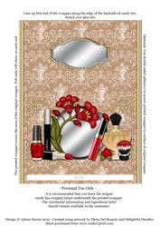 Sophisticated in Red - Galaxy 125g Wrapper
