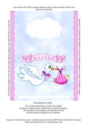 New Arrival Baby Girl - Galaxy 125g Wrapper