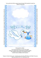New Arrival Baby Boy - Galaxy 125g Wrapper
