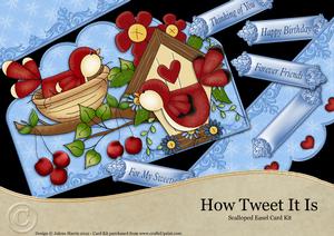 How Tweet It is - Scalloped Easel Card Kit