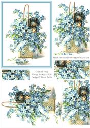 Little Spring Dachshund Bouquet - Pyramid