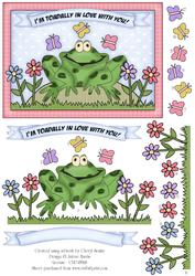 Toadally in Love - Decoupage Card