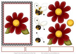 Bee-you-tee-ful - Decoupage Card