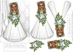 Beautiful Bride - Decoupage Card