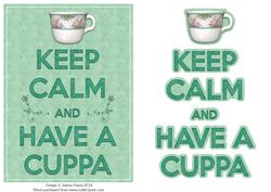 cup515559_499 - Keep Calm and Have a Cuppa - Card Front