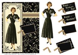Vintage Woman in Black