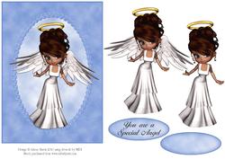 A Special Angel - Decoupage Card