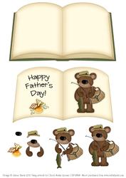 Father's Day Fishing Bear - Book