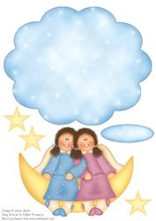 Angel Friends Forever - Wobble Card