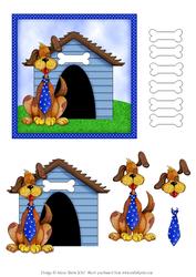 Good Boy, Rover! - Decoupage Card