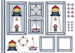 Sail Away - Nautical Decoupage Card