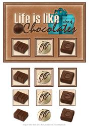 Life is Like a Box of Chocolates - Decoupage Card