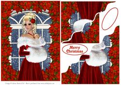 Elegant Christmas Beauty - Wavy Corner Stacker