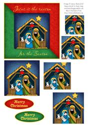 Jesus is the Reason for the Season - Pyramid Card