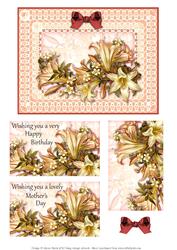 Lilies and Lace - Quick Card
