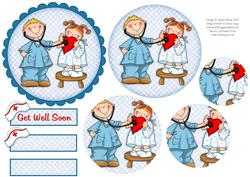 Get Well Soon - Circle Pyramid