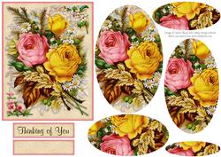 Bouquet of Nature - Pyramid Card