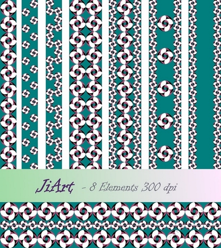 Decorative bands - Flowers of luck
