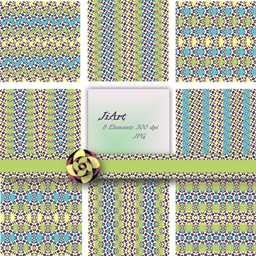 Flowers of luck - Floral Papers, Digital Floral