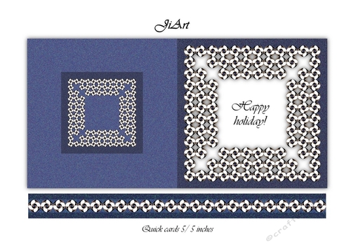 Flowers of luck - quick card