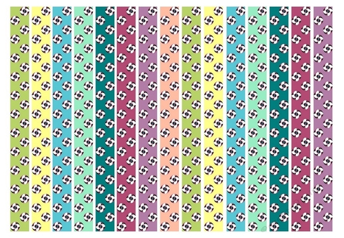 Digital ribbons Flowers of luck 