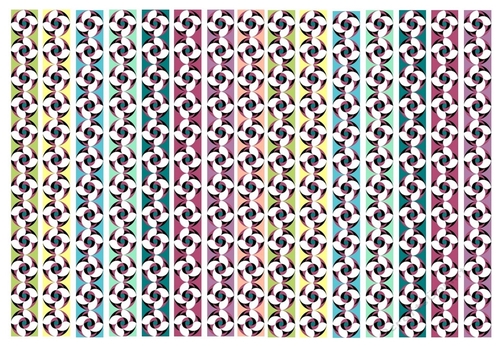 Digital ribbons Flowers of luck 