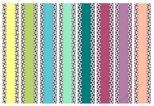 Digital ribbons Flowers of luck 