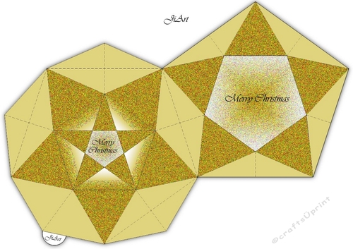 Christmas star - gift box