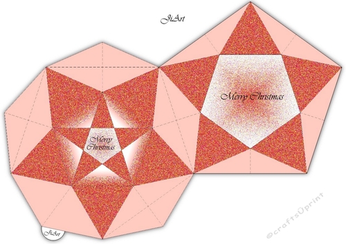 Christmas star - gift box