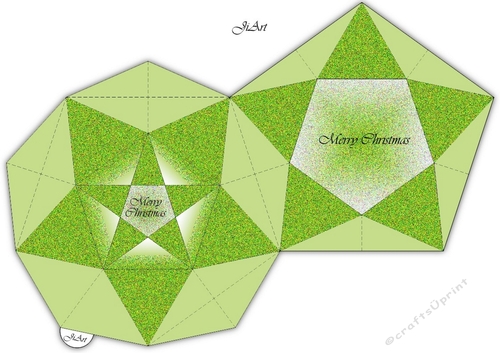 Christmas star - gift box