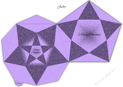 Christmas star - gift box