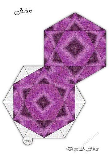Diamond flower - gift box