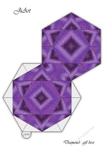 Diamond flower - gift box