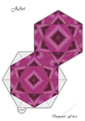 Diamond flower - gift box
