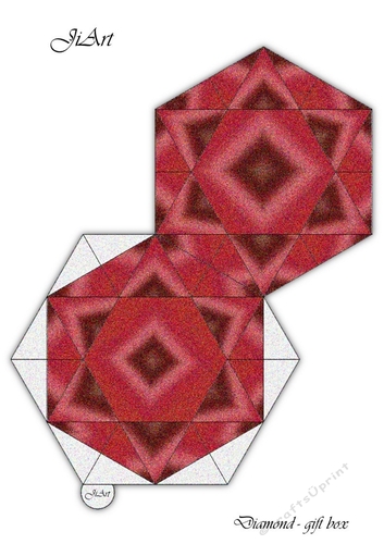Diamond flower - gift box