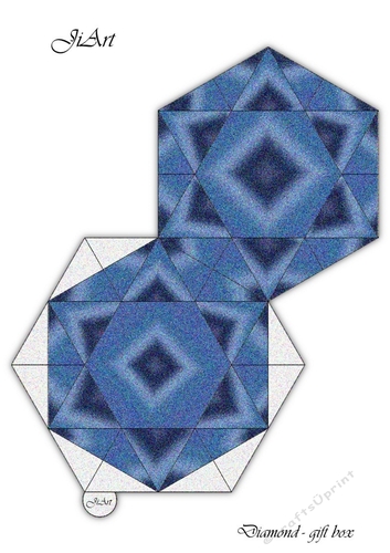 Diamond flower - gift box