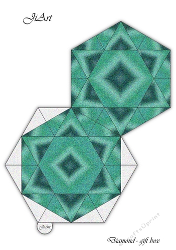 Diamond flower - gift box