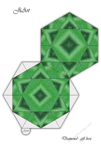 Diamond flower - gift box