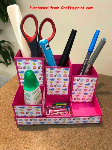 Stationery Holder, Desktop organiser, post it