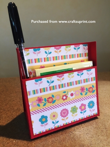 Post It Holder, Post It Box, Teachers Gift, Party Favour