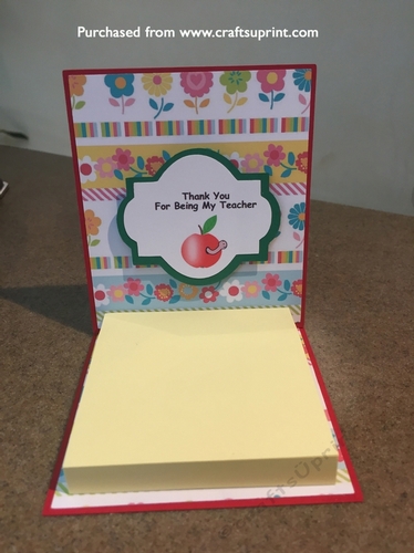 Post It Holder, Post It Box, Teachers Gift, Party Favour Post it Easel