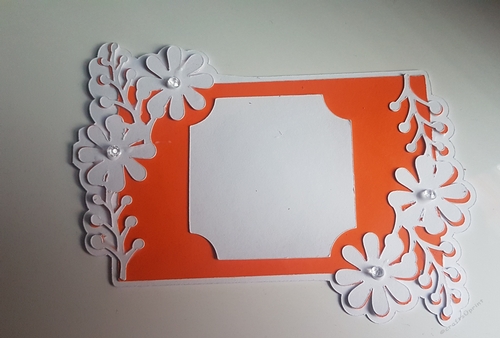 Stunning 4 layered floral card topper SVG cutting file.