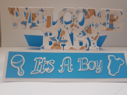 Welcome Baby Its A Boy Card