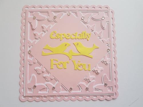 Butterfly 3 layer SVG cutting file card topper
