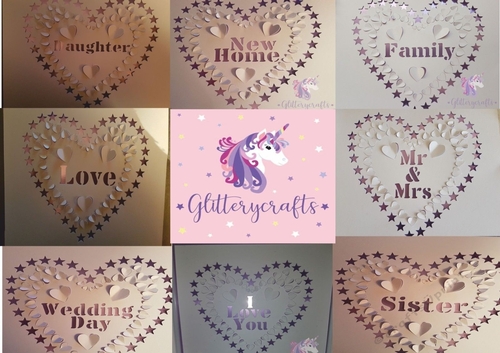 8 of my SVG pop up/cut out digital files.