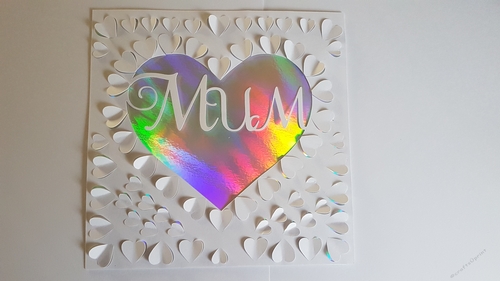 Mum pop up heart SVG cutting file.Large size and can be re sized.