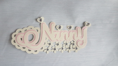 Beautiful Nanny 3 layers svg cutting file.
