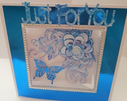 Floral box card