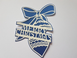 Split word Christmas Bauble